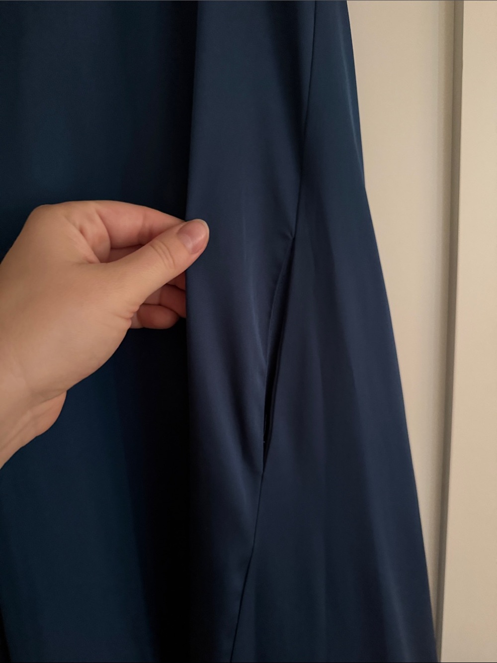 Nicole Miller Teal Blue Slip Maxi Dress - Picture 3 of 4